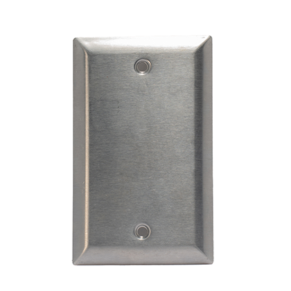 Placa Ciega Acero Inoxidable 9715