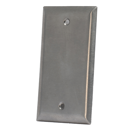 Placa Ciega Acero Inoxidable 9715