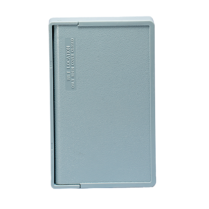 Placa Intemperie Plástica Contacto Doble